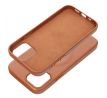 Roar Kožený kryt Mag Case -  iPhone 12 Brown