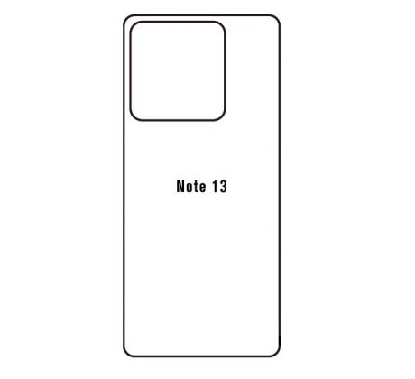 Hydrogel - matná zadná ochranná fólia - Xiaomi Redmi Note 13 5G