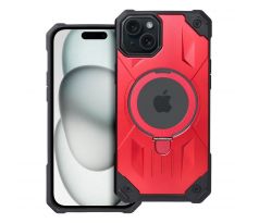 Armor Mag Cover  s MagSafe  iPhone 15 Plus cervený