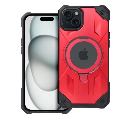 Armor Mag Cover  s MagSafe  iPhone 15 Plus cervený