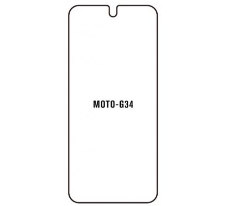 Hydrogel - ochranná fólia - Motorola Moto G34 (case friendly)  