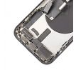 Apple iPhone 15 Pro - Zadný housing s predinštalovanými dielmi s predinštalovanými dielmi (Natural Titanium)