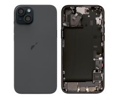 Apple iPhone 15 - Zadný housing s predinštalovanými dielmi (black) 