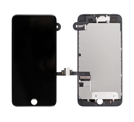 Čierny LCD displej iPhone 7 Plus s prednou kamerou + proximity senzor OEM (bez home button)