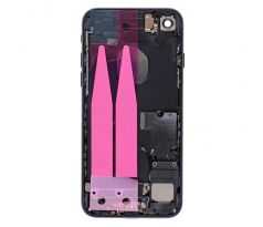 Zadný kryt iPhone 7 čierny/ Jet Black s predinštalovanými dielmi