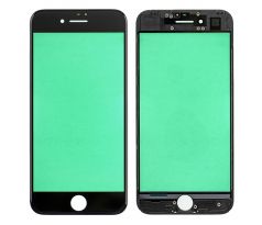 Oleofóbne náhradné čierne predné sklo s rámom na iPhone 7