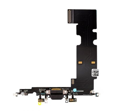 iPhone 8 Plus - dokovací nabíjací flex s mikrofónom - čierny