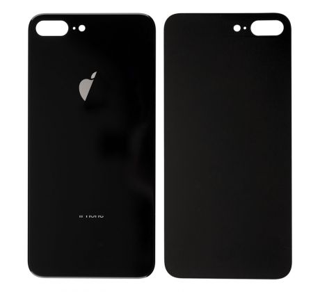 iPhone 8 Plus - Zadné sklo housingu iPhone 8 Plus - čierne