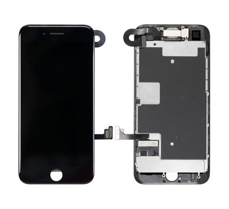 Čierny LCD displej iPhone 8 s prednou kamerou + proximity senzor OEM (bez home button)