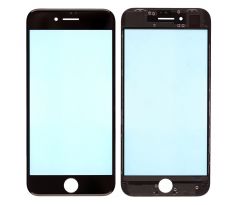 Oleofóbne náhradné čierne predné sklo s rámom na iPhone 8