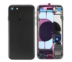 iPhone 8 - Zadný kryt - housing iPhone 8 - čierny s predinštalovanými dielmi