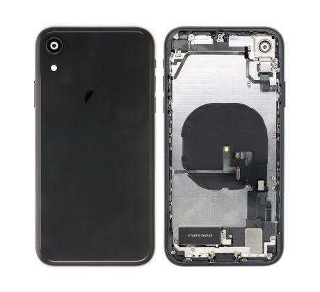 Apple iPhone XR - Zadný Housing - čierny s predinštalovanými dielmi
