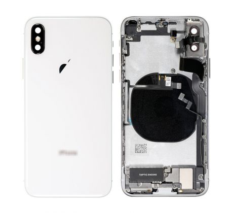 Apple iPhone XS Max - Zadný Housing - biely s predinštalovanými dielmi