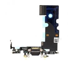 iPhone SE 2020/SE 2022 - Dokovací nabíjací flex s mikrofónom - čierny 