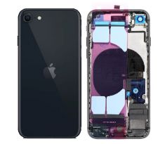 Apple iPhone SE 2020/2022 - Zadný housing - čierny s predinštalovanými dielmi
