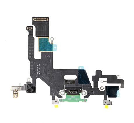 iPhone 11 - dock nabíjací spodný flex konektor (green)
