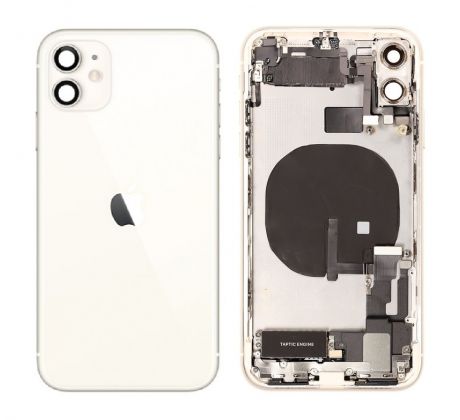 Apple iPhone 11 - Zadný Housing - biely s predinštalovanými dielmi