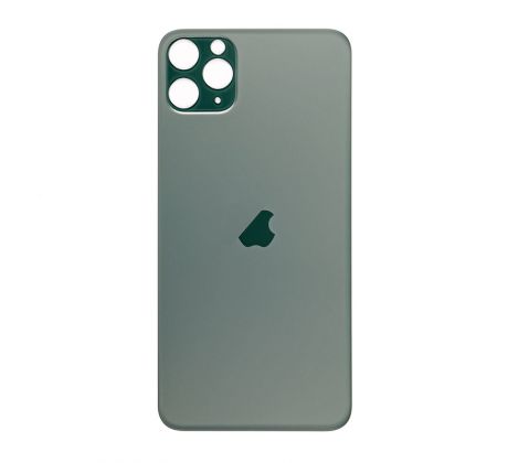 Apple iPhone 11 Pro Max - Sklo zadného housingu so zväčšeným otvorom na kameru BIG HOLE - (Midnight Green) 