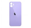 Apple iPhone 12 mini - Sklo zadného housingu so zväčšeným otvorom na kameru BIG HOLE - fialové