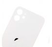 Apple iPhone 12 mini - Sklo zadného housingu so zväčšeným otvorom na kameru BIG HOLE - biele