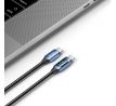 KÁBEL TECH-PROTECT ULTRABOOST LED TYPE-C CABLE PD100W/5A 100CM BLUE
