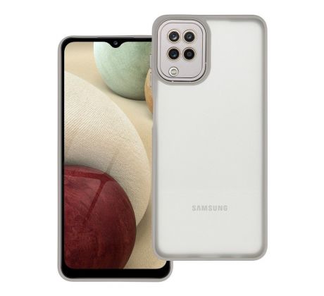 VARIETE Case  Samsung Galaxy A12 strieborný