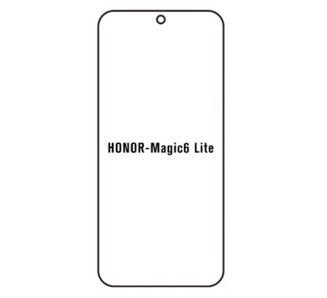 UV Hydrogel s UV lampou - ochranná fólia - Huawei Honor Magic6 lite