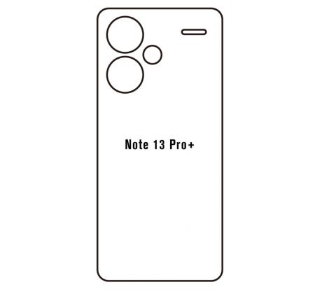 Hydrogel - zadná ochranná fólia - Xiaomi Redmi Note 13 Pro+ 5G 