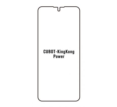 Hydrogel - ochranná fólia - Cubot King Kong Power 