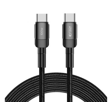 KÁBEL TECH-PROTECT ULTRABOOST EVO TYPE-C CABLE PD100W/5A 300CM BLACK