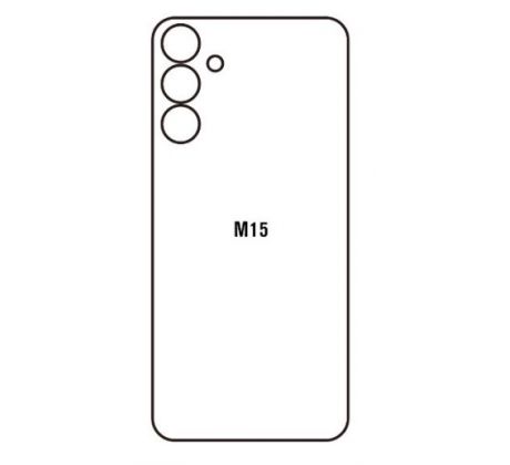 Hydrogel - matná zadná ochranná fólia - Samsung Galaxy M15