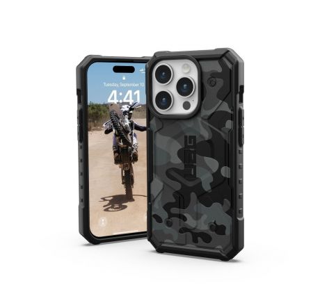 ( UAG ) Urban Armor Gear Pathfinder s Magsafe  iPhone 15 Pro midnight camo