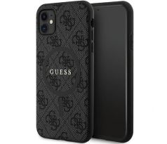 Original   GUESS GUHMN61G4GFRK  iPhone 11 (Compatible with Magsafe / 4G Ring classic logo / cierny)
