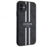 Original   GUESS GUHMN61P4RPSK  iPhone 11 (Compatible with Magsafe 4G Printed Stripes / cierny)