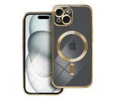 Electro Mag Cover  s MagSafe  iPhone 15  zlatý