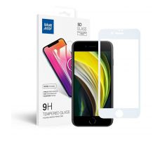 Ochranné tvrdené sklo -  iPhone 7/8/SE 2020 5D Full Cover biely