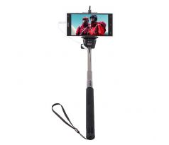 Teleskopická selfie tyč s káblom