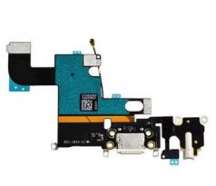 iPhone 6 - Nabíjací konektor flex kábel s mikrofónom - biely