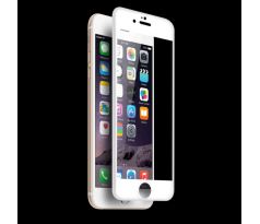 3D Crystal UltraSlim - biele tvrdené ochranné sklo iPhone 6/6S